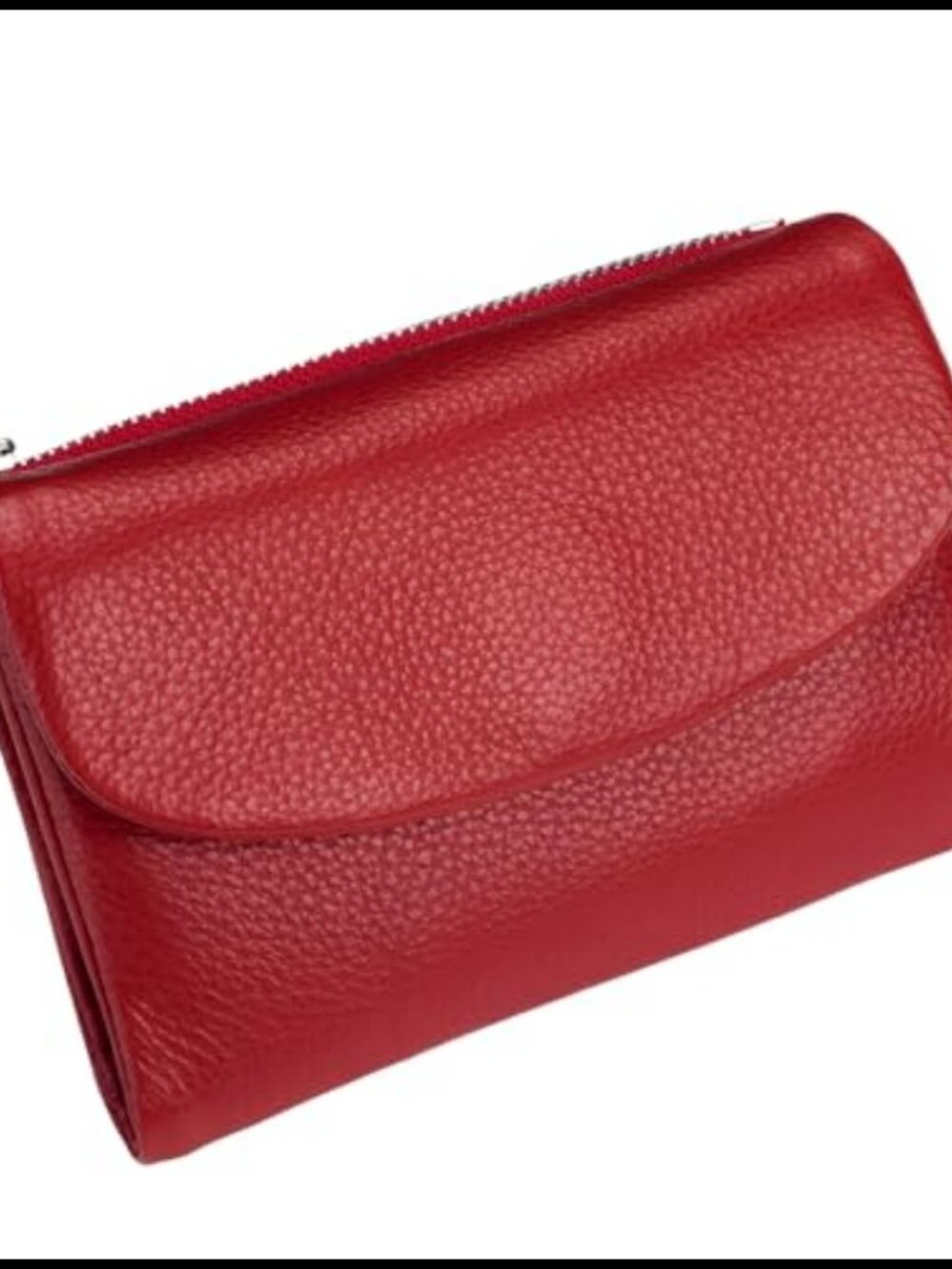 Unisex Genuine Leather Wallet Compact Coin Card Holder Clutch